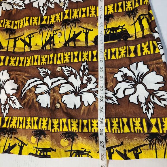 RJC Hawaiian Shirt Mens Sz S Floral Beach Button Up Short Sleeve Vacation Surf - Picture 5 of 6